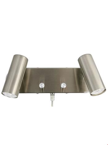 Vägglampa 2xMini Satin 49623-26 Oriva