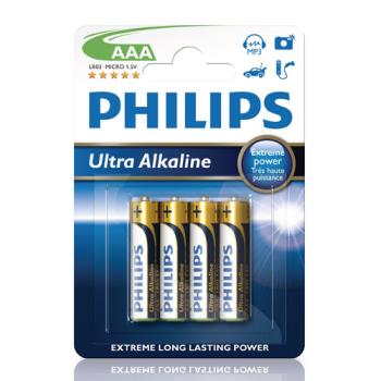 Philips Ultra Alkaline AAA 4-pack